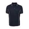 Piping Polo Shirts Navy White